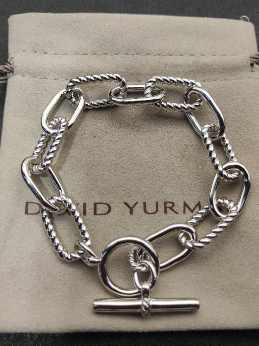 ♕David Yurman twist clasp bracelet